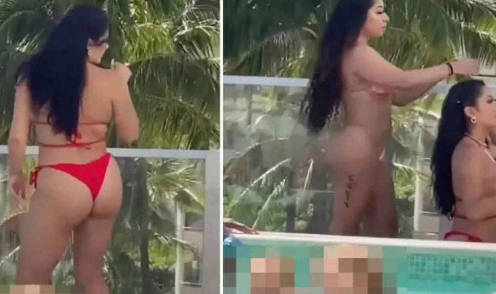 Γυναίκα κάνει twerking δίπλα σε πισίνα γεμάτη με παιδιά (vid)