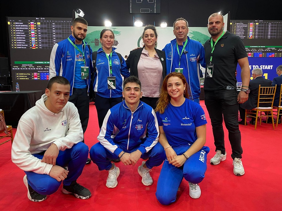 Επιστρέφουν στην Ελλάδα Λαμπρίδης και Γεωργοπούλου με τα μετάλλια από το Ευρωπαϊκό Πρωτάθλημα