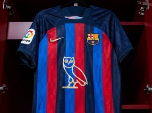 Με φανέλα… Drake στο Clasico η Μπαρτσελόνα (pics, vid)