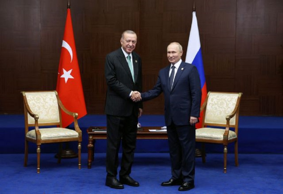 Συνάντηση Πούτιν – Ερντογάν στο Καζακστάν: «Η Τουρκία, ασφαλέστερη οδός μεταφοράς αερίου στην ΕΕ»