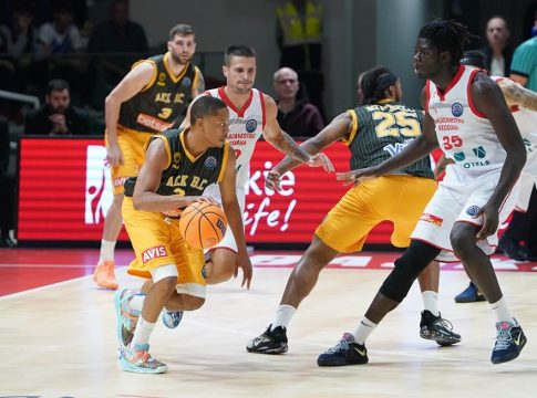 Ρέτζιο Εμίλια – ΑΕΚ 73-84: Εντυπωσιακή Ένωση στην Ιταλία