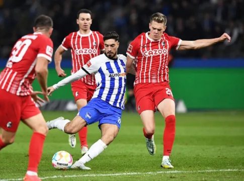 Χέρτα Βερολίνου – Φράιμπουργκ 2-2: Ματσάρα, ισοπαλία και κορυφή για τους φιλοξενούμενους