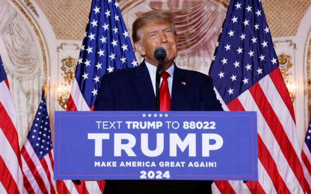 Τραμπ: Ανακοίνωσε την υποψηφιότητά του για τις προεδρικές εκλογές του 2024 – «Η Αμερική επιστρέφει»