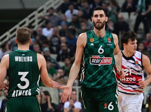 Παναθηναϊκός – Μπασκόνια 98-83: Γουόλτερς, πολυφωνία και πρώτη νίκη στο ΟΑΚΑ για τους «πράσινους»