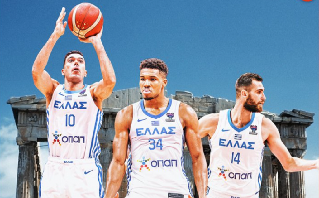 Η φωτογραφία της FIBA με Γιάννη, Σλούκα, Παπαγιάννη και φόντο την Ακρόπολη (pic)