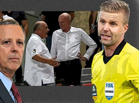 Το ρεζιλίκι του Μπένετ με τον διαιτητή του Ολυμπιακός-ΑΕΚ