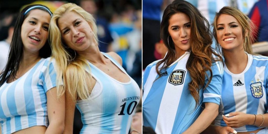 «Καυτή» οπαδός της Αργεντινής «τα πέταξε έξω» στις κερκίδες μετά τη νίκη στον τελικό (vids)