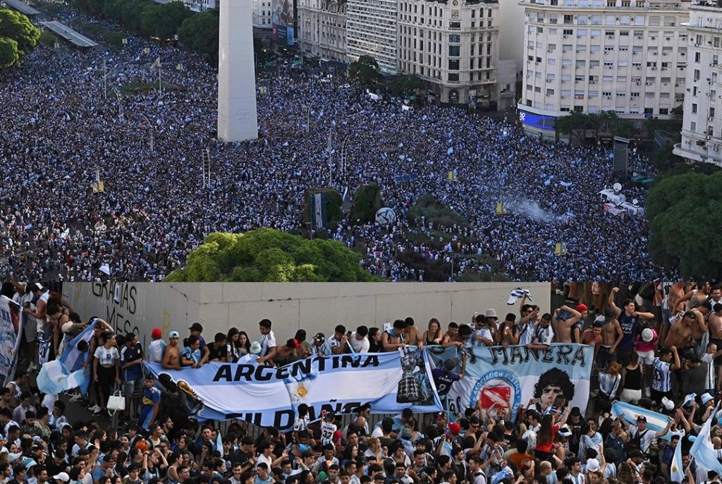 Πανικός στην Αργεντινή μετά την πρόκριση στον τελικό: Βγήκαν στους δρόμους, ατέλειωτο πάρτι (vids)