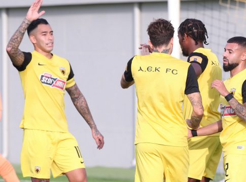 Φιλική νίκη της ΑΕΚ επί του ΟΦΗ με σκόρερ τον Γκαρσία (1-0, pics)