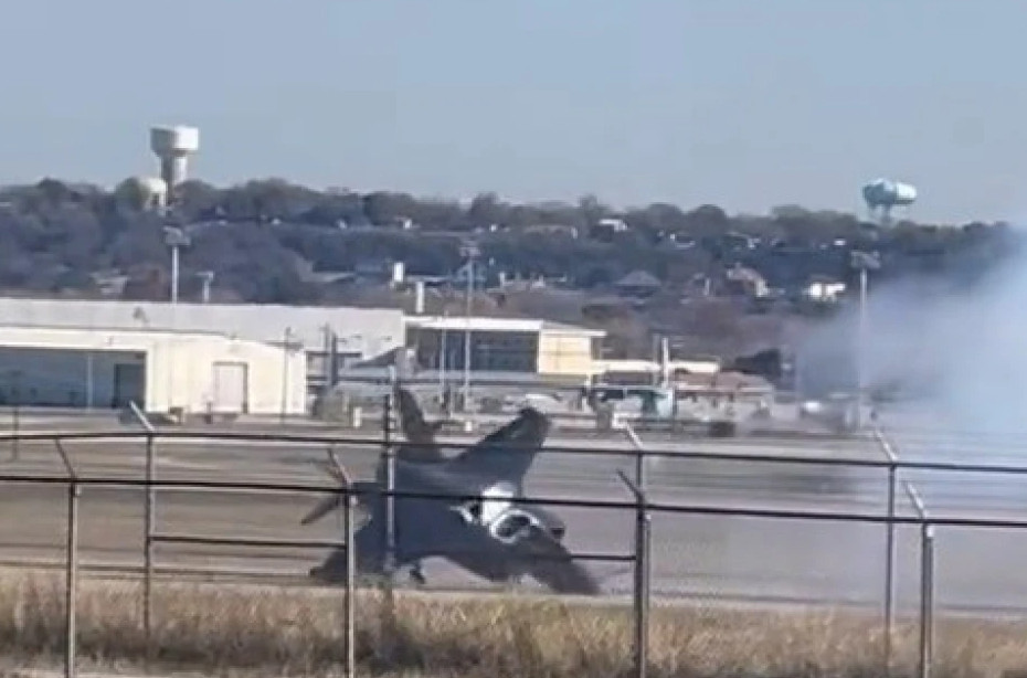 Τέξας: Τρομακτικό ατύχημα με F-35 σε αεροδρόμιο – Εκτινάχθηκε ο πιλότος