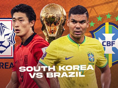 LIVE: Βραζιλία – Νότια Κορέα