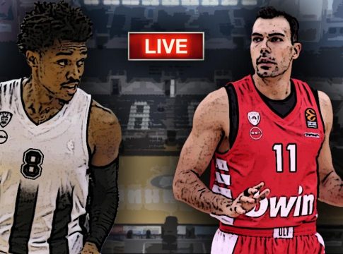 LIVE: ΠΑΟΚ – Ολυμπιακός 68-88 (Τελικό)