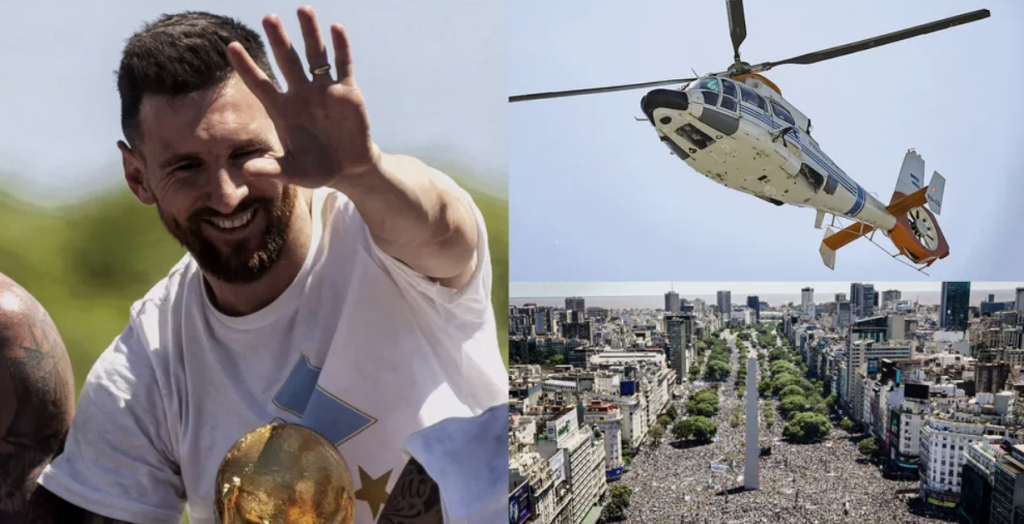 Απίθανο: Οι παίκτες της Αργεντινής φυγαδεύτηκαν με ελικόπτερα λόγω της κοσμοσυρροής (vids)