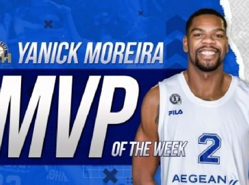 Γιανίκ Μορέιρα: Ο MVP of the Week ήρθε πάλι από την Ρόδο!