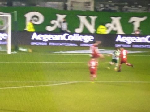 Φωτιάς και Σιδηρόπουλος έδωσαν «αστείο» πέναλτι στη Λεωφόρο: 2-0 ο Παναθηναϊκός (vid)