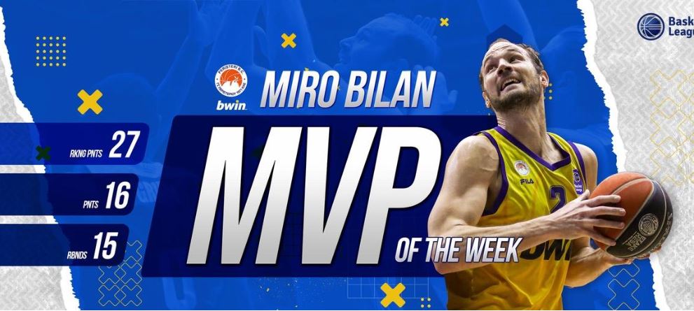 Double double και MVP of the Week ο Μ. Μπίλαν!