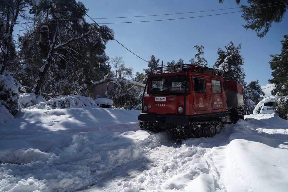 Τι προβλέπει το επικαιροποιημένο έκτακτο δελτίο καιρού – Πού θα έχουμε σφοδρές χιονοπτώσεις