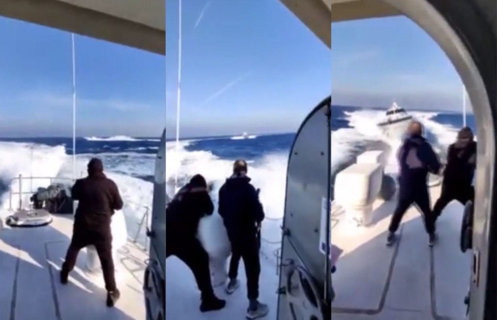 Βίντεο ντοκουμέντο – Τουρκική ακταιωρός επιχειρεί να εμβολίσει σκάφος του Λιμενικού – Οι πυροβολισμοί από τους Έλληνες