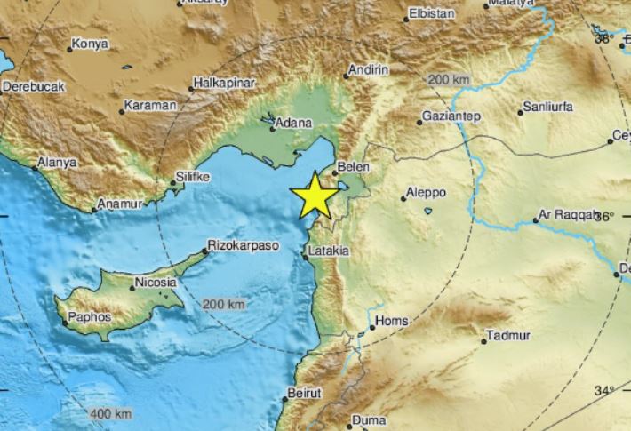 Νέος ισχυρός σεισμός στα σύνορα Τουρκίας – Συρίας (pics+vids)