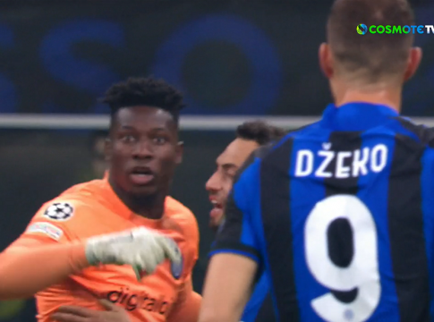 Χαμός στο Ίντερ-Πόρτο: Έξαλλος ο Ονάνα με τον Τζέκο (vid)