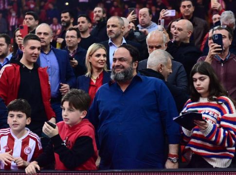 Το πανηγύρισε με τη ψυχή του ο Βαγγέλης Μαρινάκης (pics, vid)