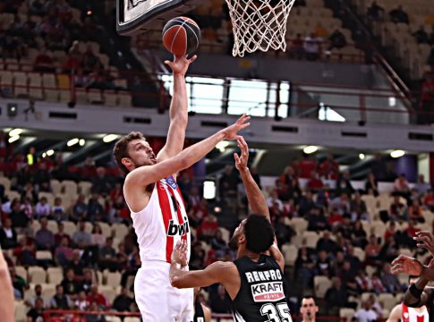 Ολυμπιακός – ΠΑΟΚ 100-70: Φορτσάτοι οι ερυθρόλευκοι ισοπέδωσαν τον Δικέφαλο του Βορρά