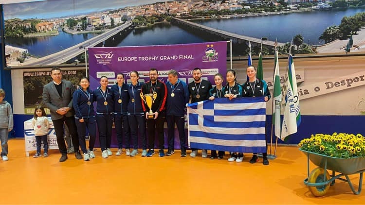 Ιστορική στιγμή και για τις Σάρισες Φλώρινας, πήραν το ασημένιο μετάλλιο στο Europe Trophy γυναικών