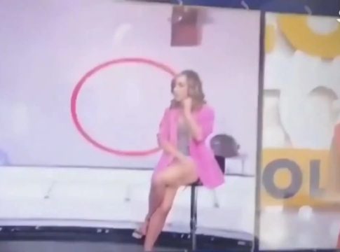 Σοκαριστική στιγμή: Λιποθύμησε on air παρουσιάστρια (vid)