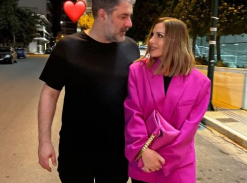 Η Βανδή αποθέωσε τον Μπισμπίκη στην πρεμιέρα και έφυγαν μαζί – «Η πιο ωραία στιγμή!»