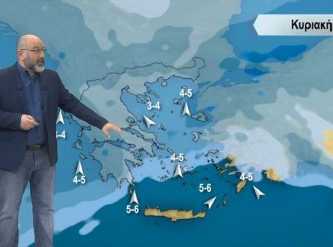 Σάκης Αρναούτογλου: Χαλάει ξανά ο καιρός από τη Δευτέρα – Πτώση θερμοκρασίας ακόμα και χιόνια