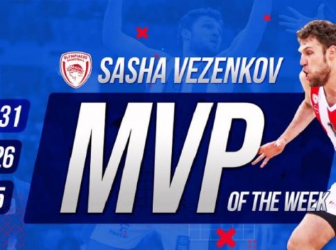 Τέταρτος τίτλος MVP of the Week για τον Βεζένκοφ