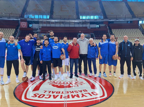 Ο ΑΟ Μυκόνου προπονήθηκε στο ΣΕΦ και ευχαρίστησε τον Ολυμπιακό (pic)