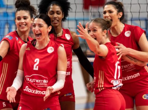 Ολυμπιακός: Με το δεξί στα πλέι οφ, 3-1 στη Σαντορίνη