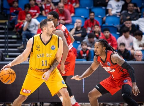 LIVE: Χάποελ Ιερουσαλήμ – ΑΕΚ 64-55 (Τελικό)