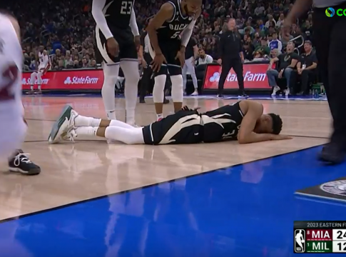 Η στιγμή του τραυματισμού του Γιάννη Αντετοκούνμπο (vid)