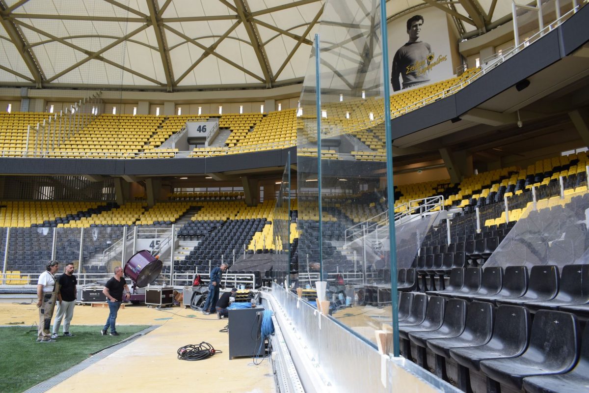 ΑΕΚ: Σε εξέλιξη η αντικατάσταση των πλέξιγκλας στην «Opap Arena» (pics)
