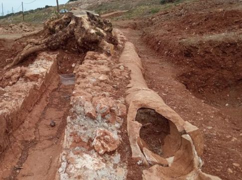 Νέα αρχαιολογική ανακάλυψη στη Χερσόνησο – Στο φως αρχαίος αγωγός μεταφοράς νερού