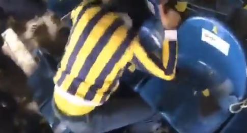 Απίστευτη αντίδραση φίλου της Φενέρμπαχτσε, στο τρίποντο του Σλούκα (vid)