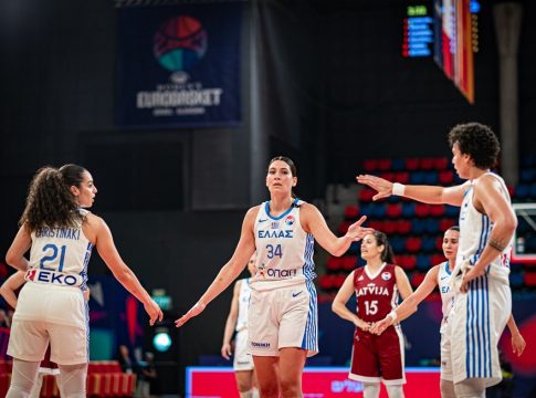 Ελλάδα-Λετονία 73-65: Πρώτη νίκη στο Ευρωμπάσκετ για τη «γαλανόλευκη»