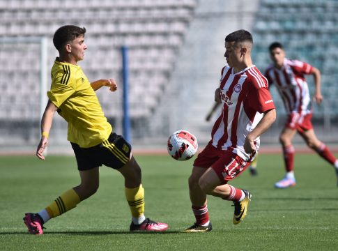Live streaming: Άρης Κ17 – Ολυμπιακός Κ17