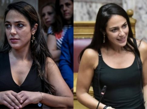 «Φωτιά» στα κόκκινα η Δόμνα Μιχαηλίδου: Η κομψότατη εμφάνιση στην ορκωμοσία της Βουλής που έκλεψε την παράσταση (φωτο)