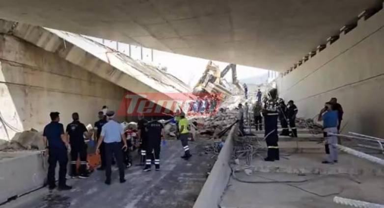 Τραγωδία στην Πάτρα: Ενας νεκρός και εγκλωβισμένοι μετά από την κατάρρευση γέφυρας