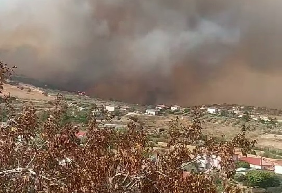 Φωτιά στο Βελεστίνο: Νεκρή γυναίκα στον Πλάτανο Αλμυρού