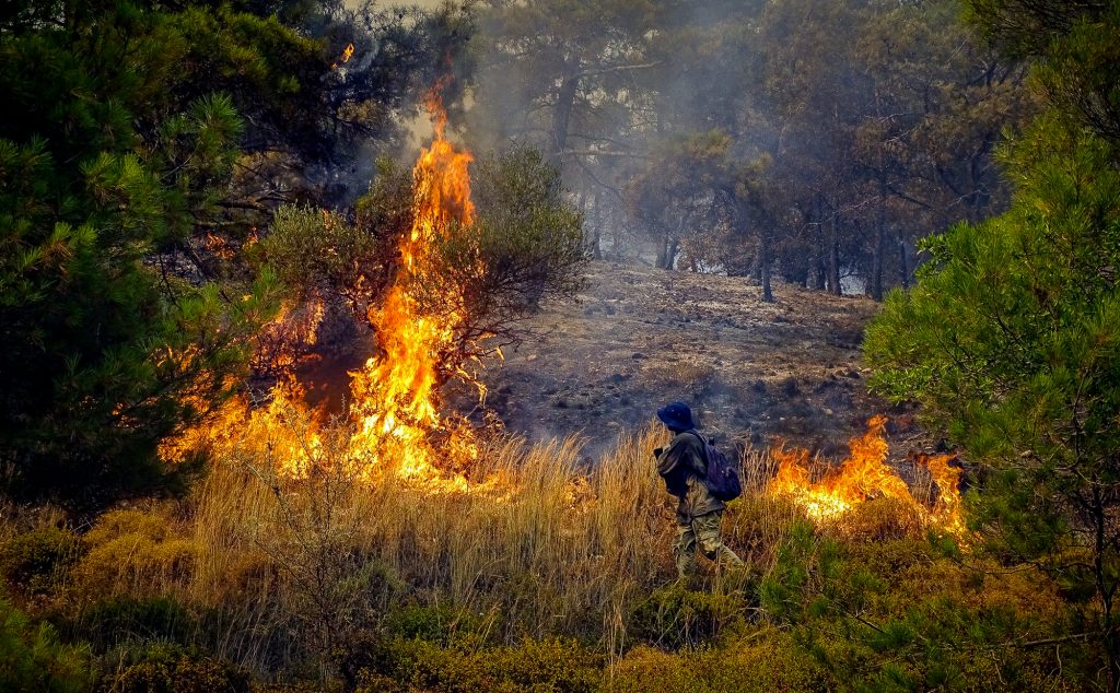 Φωτιά: Ακραίος κίνδυνος πυρκαγιάς για Ρόδο και Κρήτη την Τρίτη – Στο «κόκκινο» 9 περιφέρειες