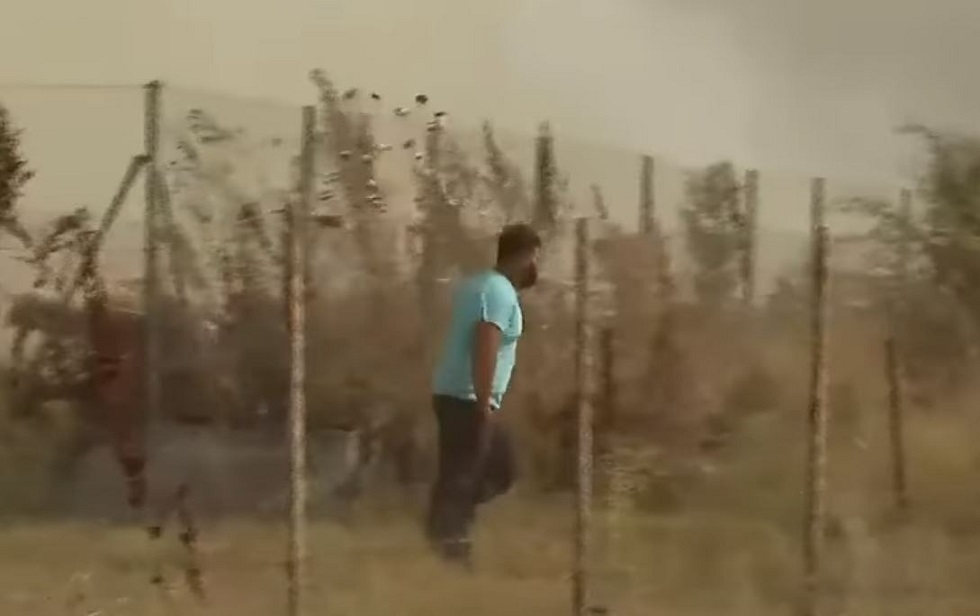 Βελεστίνο: Συγκλονιστικό βίντεο – Αυτός είναι ο βοσκός που κάηκε προσπαθώντας να σώσει τα ζώα του