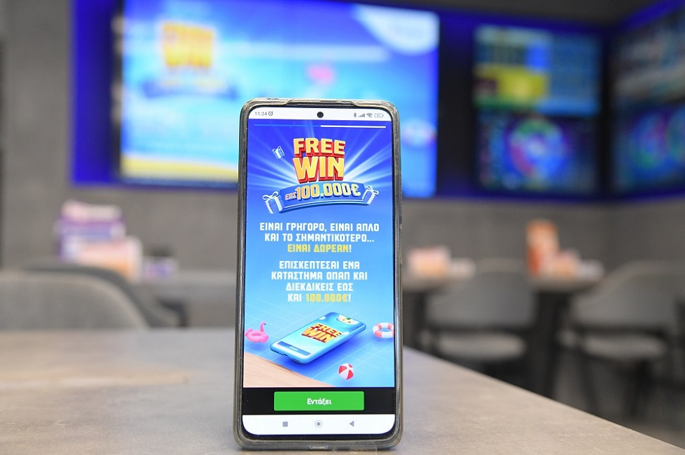 Με το νέο και εντελώς δωρεάν FREEWIN του OPAP Store App όλοι τρέχουν στα καταστήματα ΟΠΑΠ για να διεκδικήσουν έως και 100.000 ευρώ κάθε ημέρα! Εσύ ακόμα;