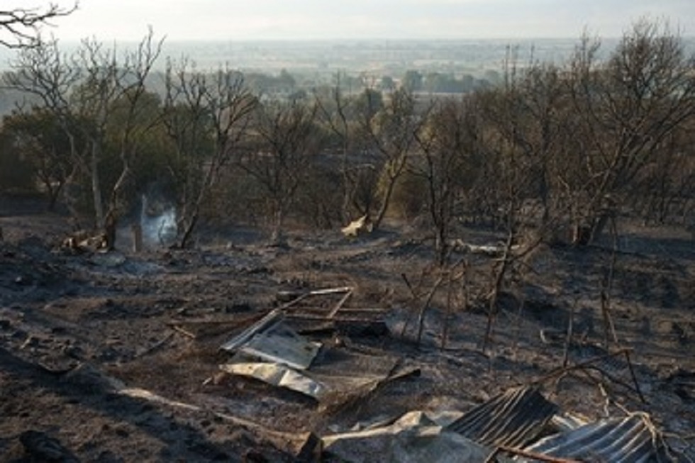 Φωτιά στο Δίστομο: Ζημιές στην ιστορική μονή του Οσίου Λουκά – Κάηκε ένα από τα παλαιότερα κτίρια