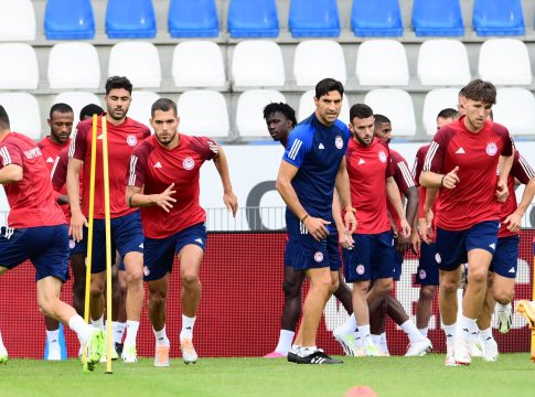 Αποκλειστικά βίντεο: Η τελευταία προπόνηση του Ολυμπιακού πριν τη ρεβάνς με την Γκενκ