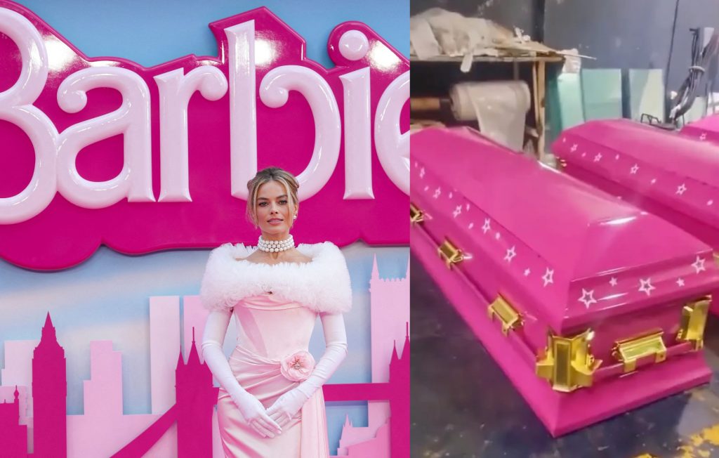 Το τερμάτισαν! Γραφεία τελετών φτιάχνουν ροζ φέρετρα με θέμα τη Barbie (vid)
