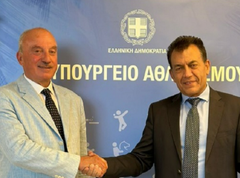 Βρούτσης: «Δρομολογούμε τη μόνιμη φιλοξενία των εθνικών ομάδων πόλο στο ΟΑΚΑ»